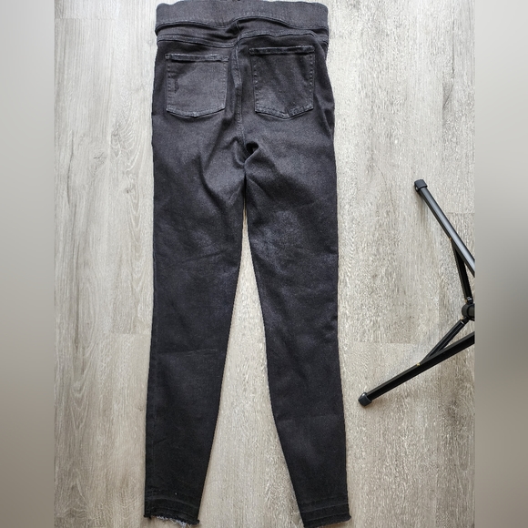 SPANX Women's Vintage Distressed Ankle Skinny Jeans size XS black - Picture 3 of 4